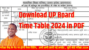 UP Board Class 10 and 12 Date Sheet 2025  UP Board Class 10 and 12 Date Sheet 2025 Released also known as the UP Board, has officially released the date sheet for the Class 10 (High School) and Class 12 (Intermediate) examinations for the academic year 2024-2025. Students appearing for the UP Board exams can now check the detailed schedule for their respective subjects and prepare accordingly.